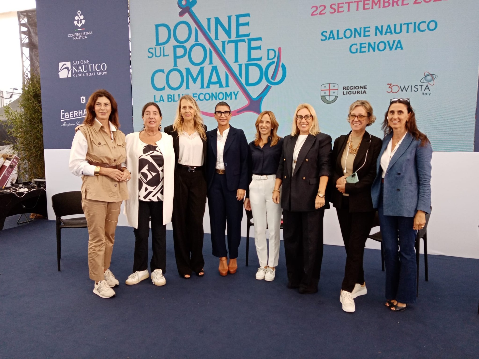 This morning, during the 65th Genoa International Boat Show at the Eberhard Theatre, a round table explored women’s leadership and their pivotal role in the blue economy.
The initiative was organized with the support of the Department for Equal Opportunities of Regione Liguria in collaboration with WISTA Italy.
Opening remarks
Simona Ferro, Regional Councillor for Equal Opportunities, Regione Liguria
Marina Stella, General Director, UCINA Confindustria Nautica
Round table speakers
Simona Ferro – Regional Councillor for Equal Opportunities, Regione Liguria
Barbara Pozzolo – Cassation Lawyer and Mediator, Pozzolo Law Firm
Carolina Villa – CEO of SCS Yachting and Founder of Villa Yachting
Monica Zanardi – Insurance Broker, Head of Yacht Division, Lockton P.L. Ferrari
Sonia Sandei – Board Member, Phase Motion Spa
Moderator
Lucia Nappi – Journalist, Editor-in-Chief, Corriere Marittimo
An inspiring discussion on innovation, inclusion, and the future of the Blue Economy, highlighting women’s leadership as a key driver of growth and transformation in the maritime sector.
#wistaiternational #womenwhomodetheworld #GenoaBoatShow #blueeconomy
Questa mattina, nell’ambito delle conferenze del 65° Salone Nautico di Genova presso l’Eberhard Theatre, si è svolta una tavola rotonda dedicata al ruolo delle donne e alla leadership nell’economia del mare.
L’iniziativa è stata organizzata con il contributo dell’Assessorato alle Pari Opportunità della Regione Liguria in collaborazione con WISTA Italy.
Interventi istituzionali
@simona_ferro, Assessora Pari Opportunità @regioneliguria
Marina Stella, Direttore Generale UCINA Confindustria Nautica
Tavola rotonda con
Simona Ferro – Assessora Pari Opportunità, Regione Liguria
Barbara Pozzolo – Avvocato Cassazionista e Mediatore, Studio Legale Pozzolo
@vil_lacaro – Titolare e A.D. SCS Yachting e fondatrice di Villa Yachting
Monica Zanardi – Broker Assicurativo, Responsabile Divisione Yacht Lockton P.L. Ferrari
Sonia Sandei – Board Member Phase Motion Spa
Moderatrice
@luciafrancesca2022 – Giornalista, Direttrice @corrieremarittimo
#wistaitaly #professionistedelmare #salonenauticogenova